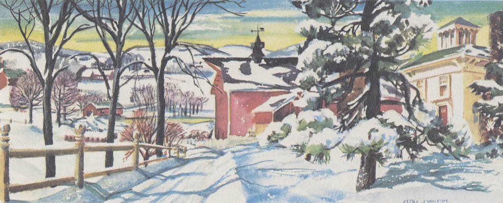 Cecile Johnson, 1958 (Printed as a Christmas card in the 1960s)