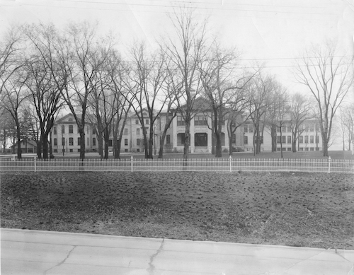 
Following the fire in 1879, several new campus buildings were constructed.