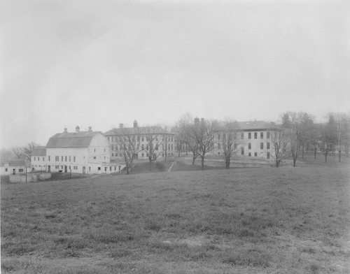 A farm and garden on the north side of the campus once provided much of the food students ate at WSD.