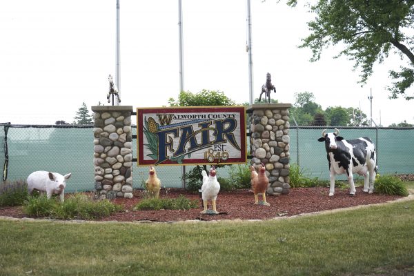 Walworth County Fairgrounds Animal Statues  
Photo by Holly Leitner