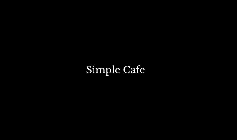 Simple Cafe 768x454