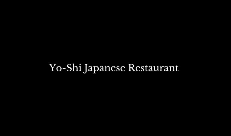 Yo Shi Japanese Restaurant 768x454